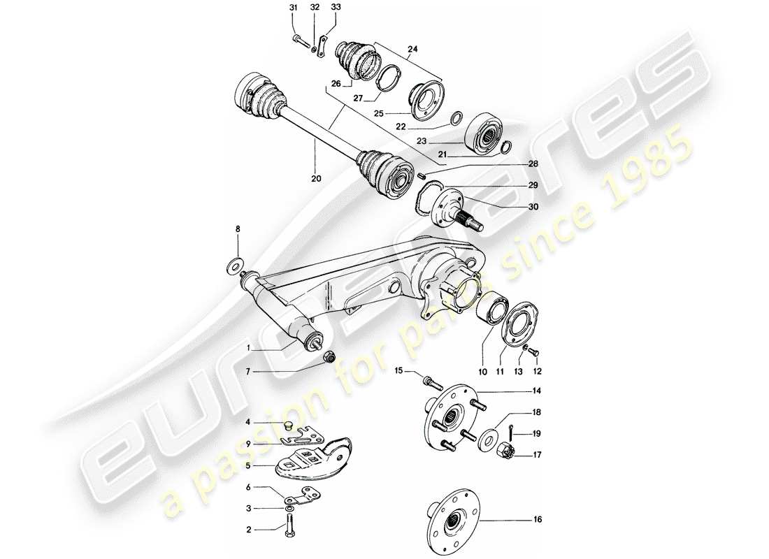 VIEW PARTS DIAGRAMS FROM THE PORSCHE 914 PARTS CATALOGUE a part diagram from the porsche 914 parts catalogue