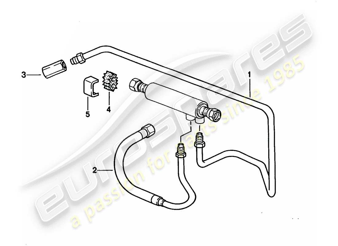 a part diagram from the porsche 928 parts catalogue