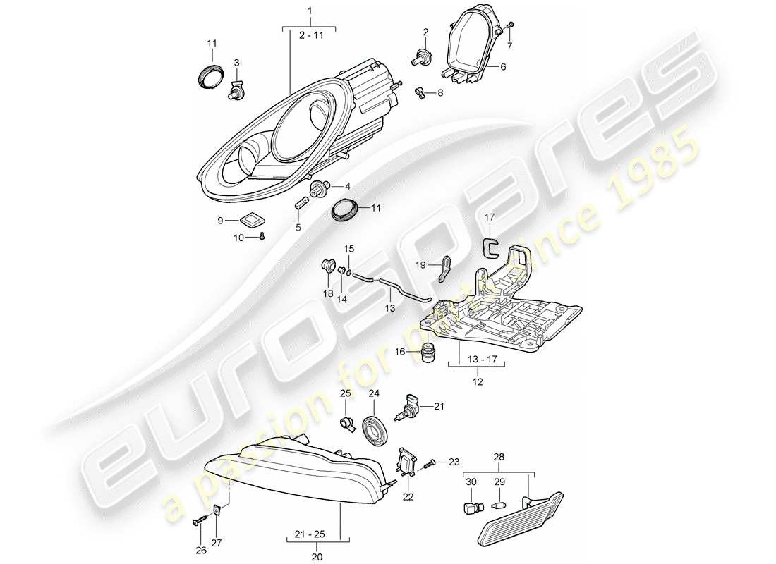 part diagram containing part number 98763124100