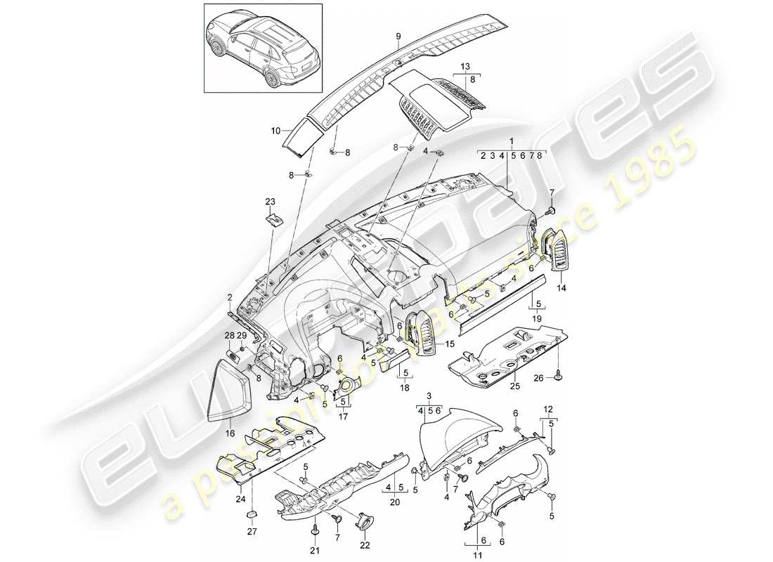 part diagram containing part number 95855200313