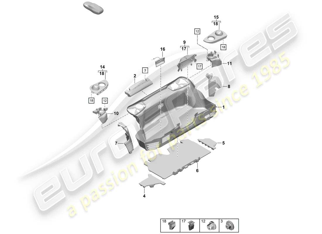 part diagram containing part number 98155114700