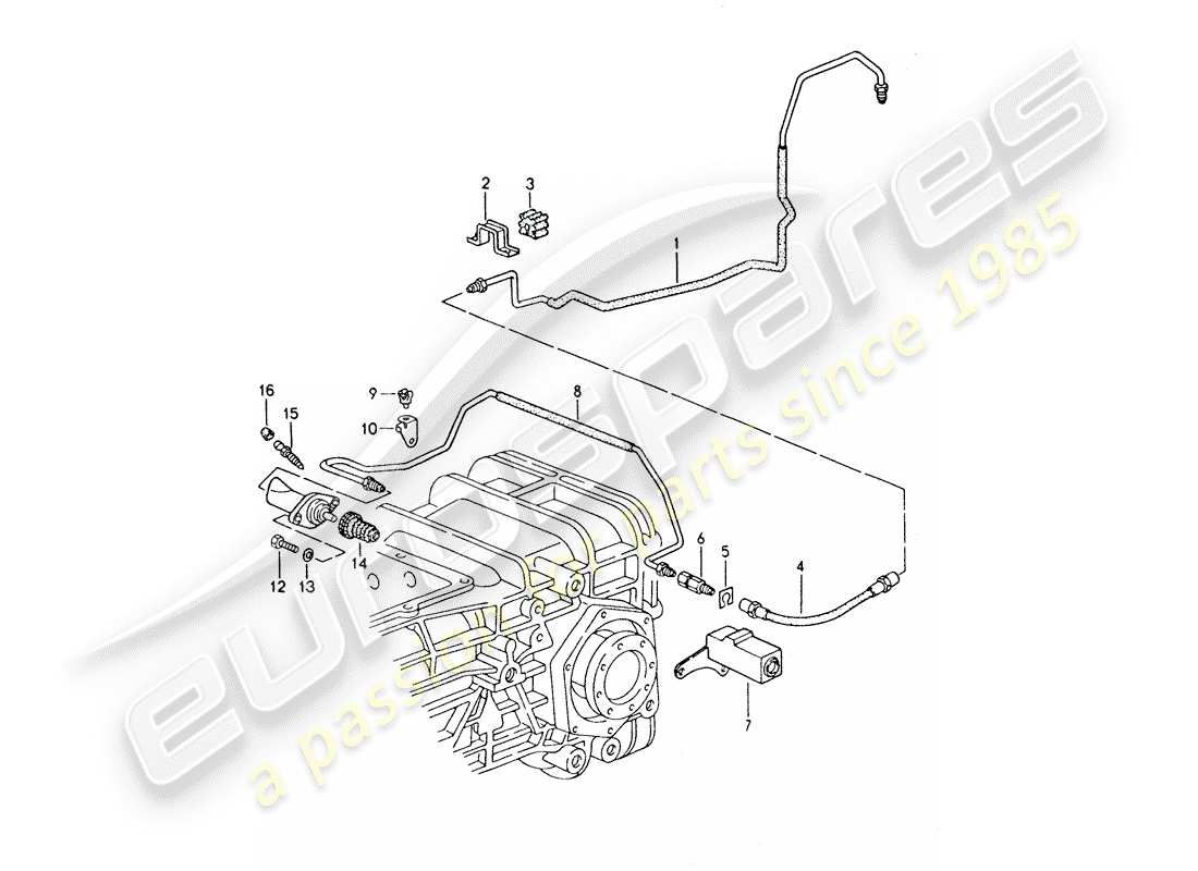 VIEW PARTS DIAGRAMS FROM THE PORSCHE 928 PARTS CATALOGUE a part diagram from the porsche 928 parts catalogue