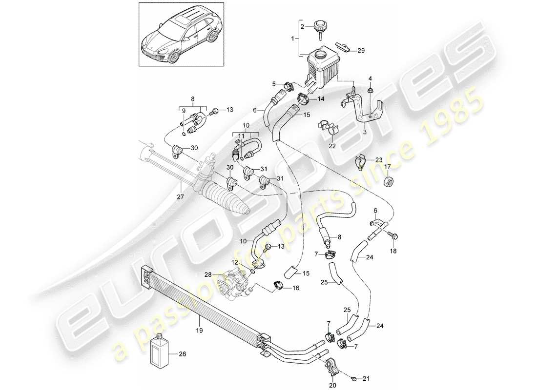 part diagram containing part number 95831421000