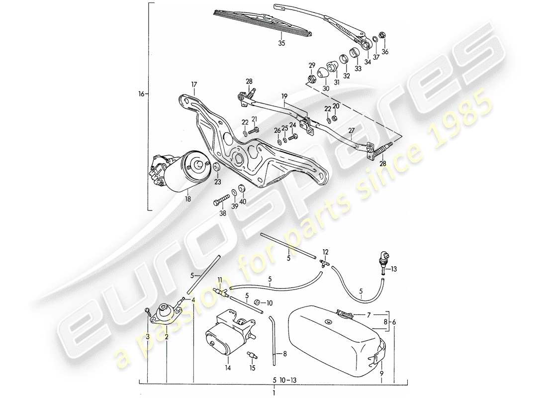 VIEW PARTS DIAGRAMS FROM THE PORSCHE 356 PARTS CATALOGUE a part diagram from the porsche 356 parts catalogue