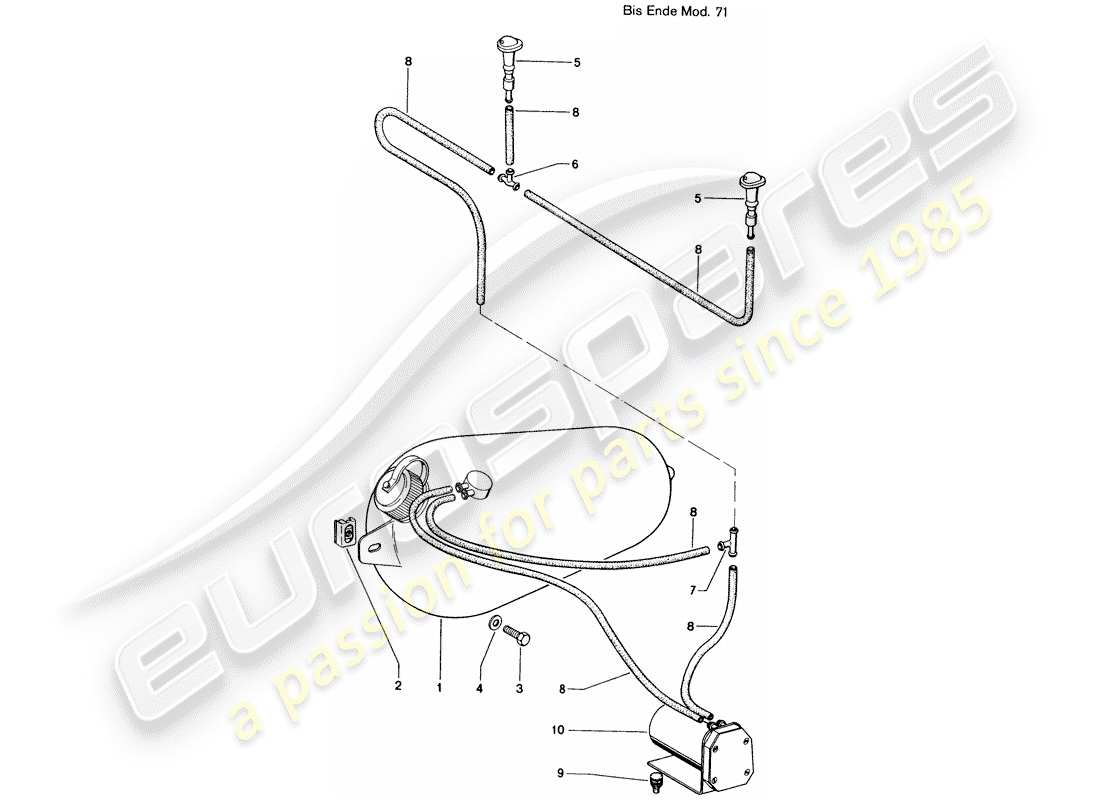 part diagram containing part number 99950733602