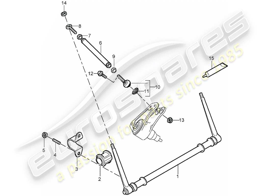 a part diagram from the porsche 2004 (carrera gt) parts catalogue