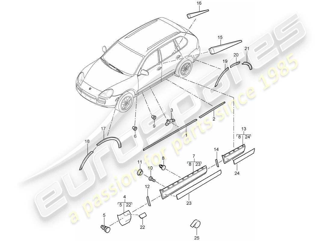 part diagram containing part number 95555967501