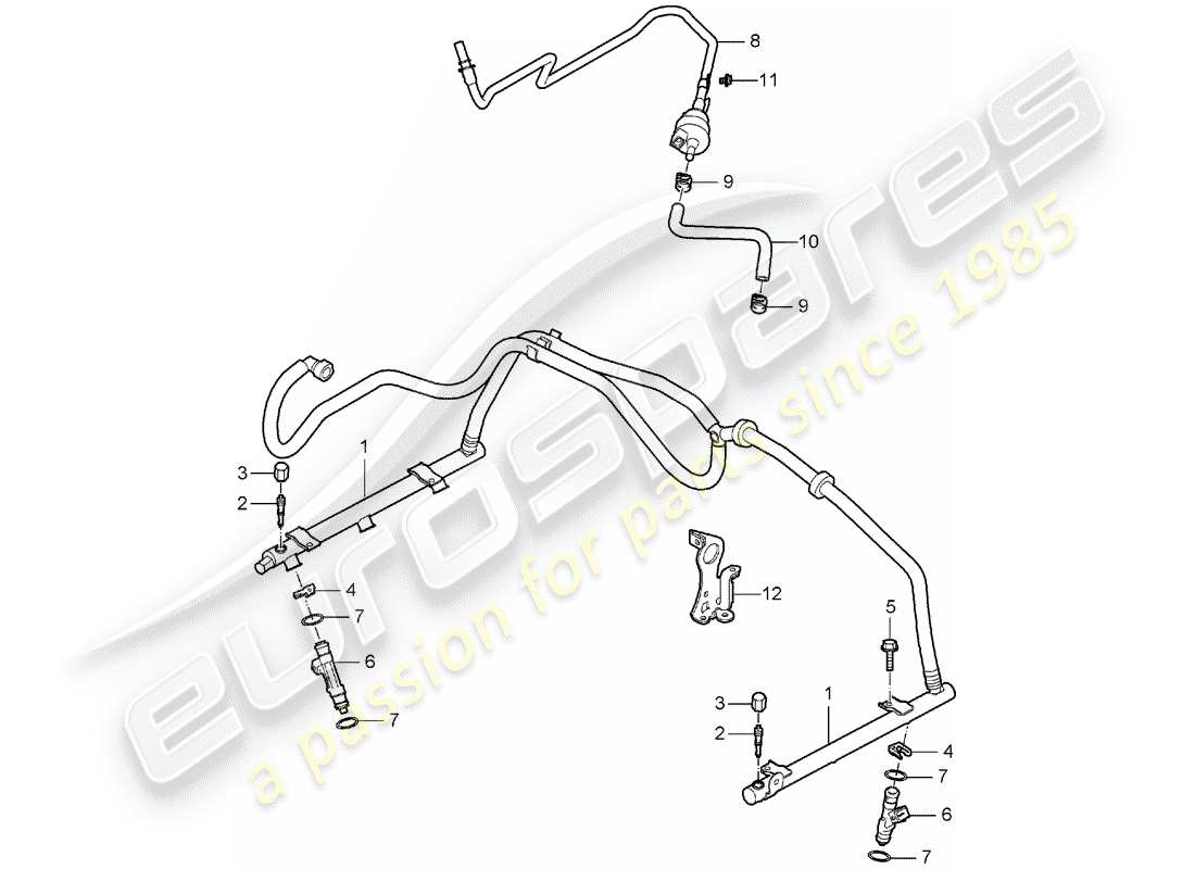 part diagram containing part number 98711003600