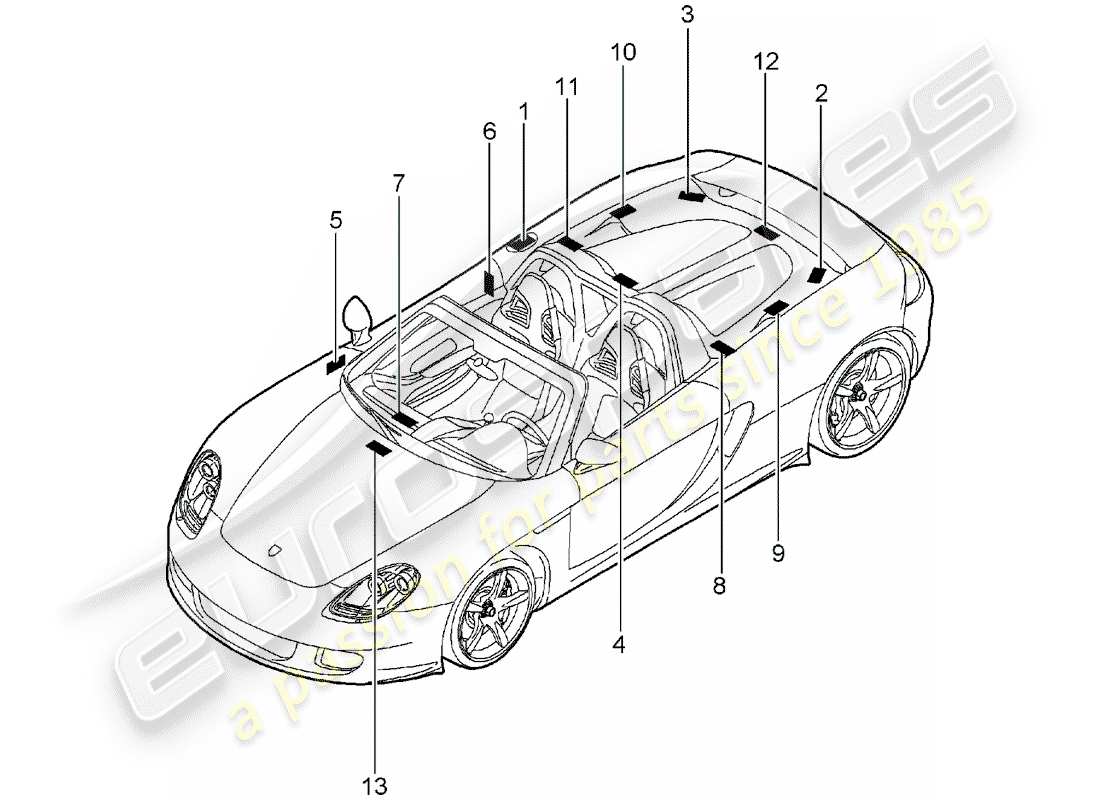 part diagram containing part number 98070118000
