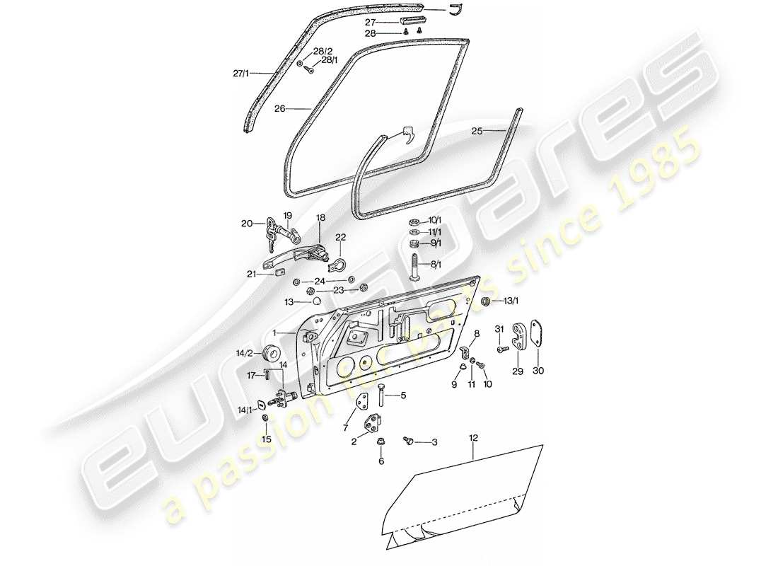 part diagram containing part number 91153109600
