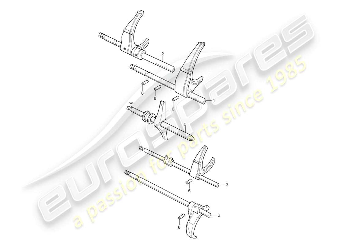 a part diagram from the porsche 1999 (986 boxster) parts catalogue