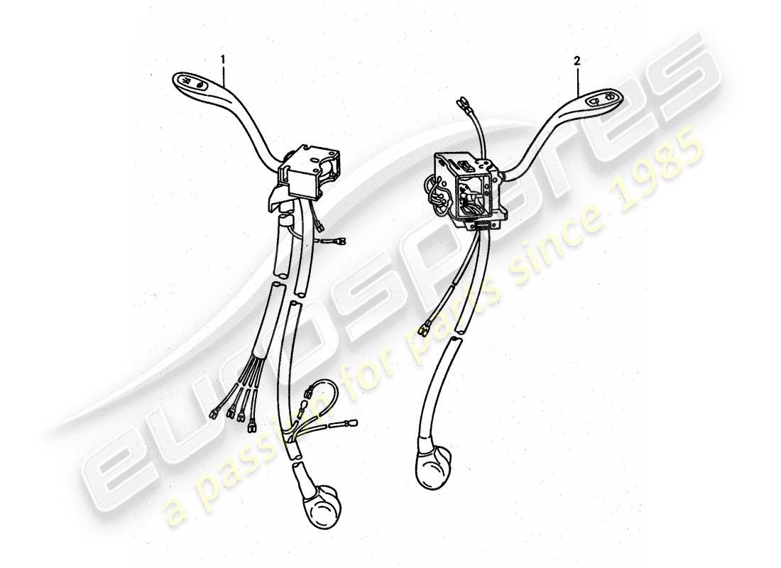 a part diagram from the porsche 1977 (911 turbo) parts catalogue