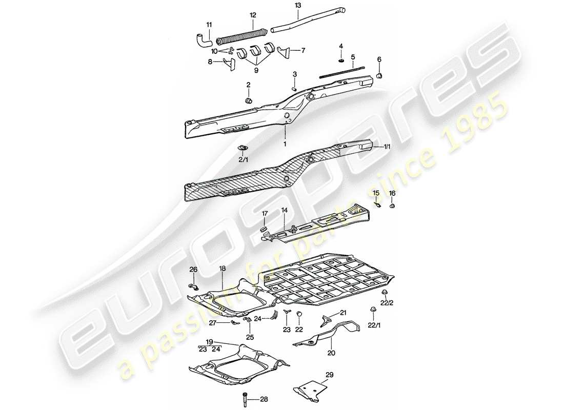 part diagram containing part number 91150166100