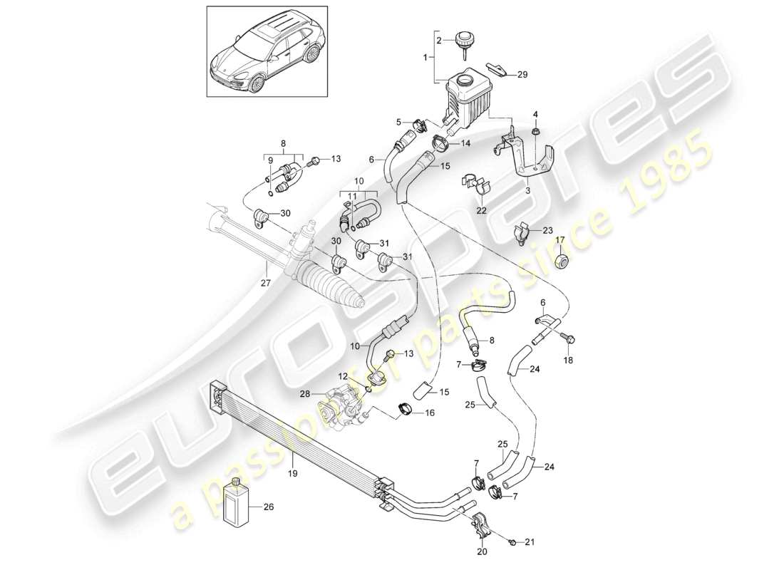 part diagram containing part number 95834745132