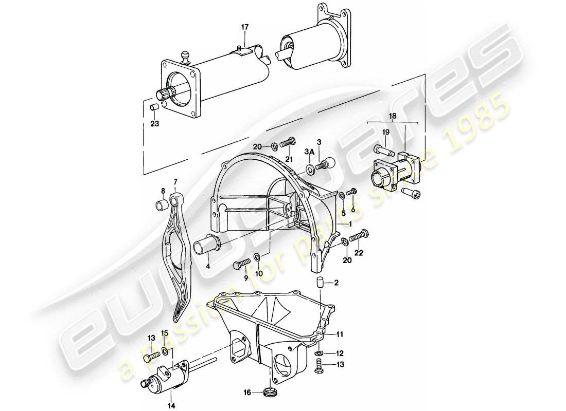 a part diagram from the porsche 1978 (928) parts catalogue