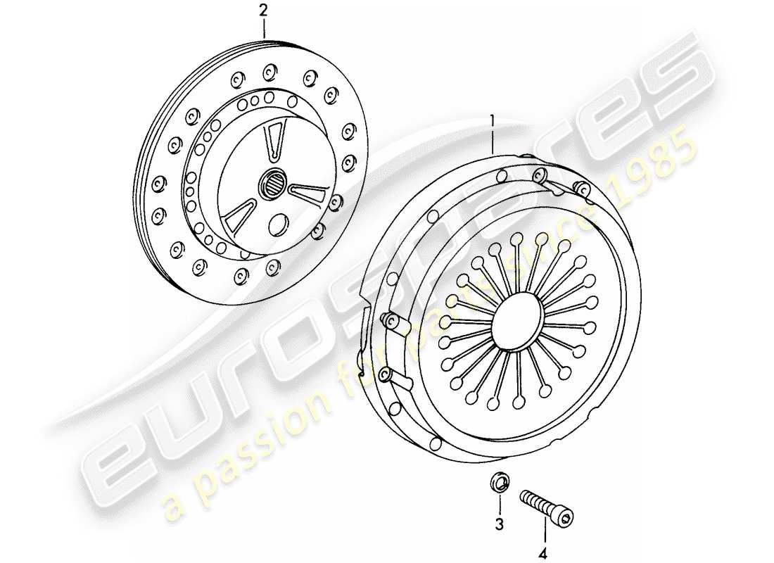 a part diagram from the porsche 1973 (911) parts catalogue