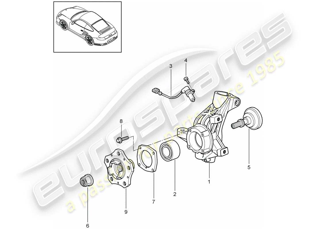part diagram containing part number 99134160503