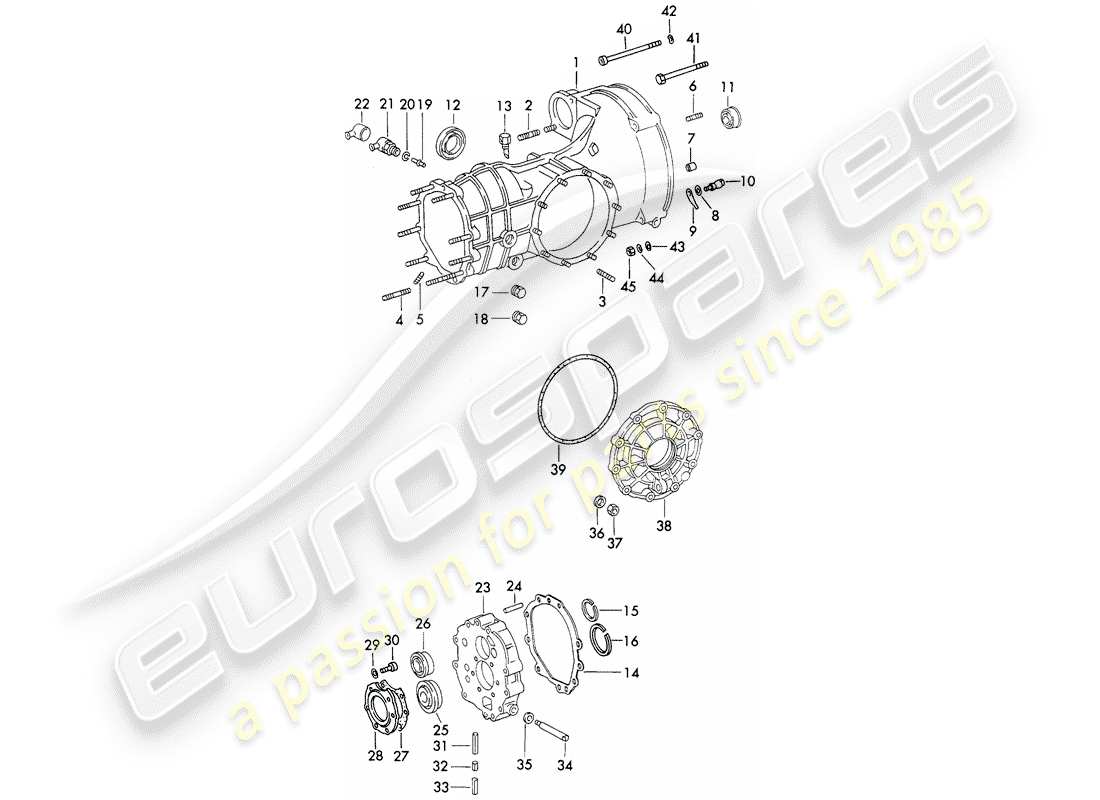 VIEW PARTS DIAGRAMS FROM THE PORSCHE 911 PARTS CATALOGUE a part diagram from the porsche 911 parts catalogue
