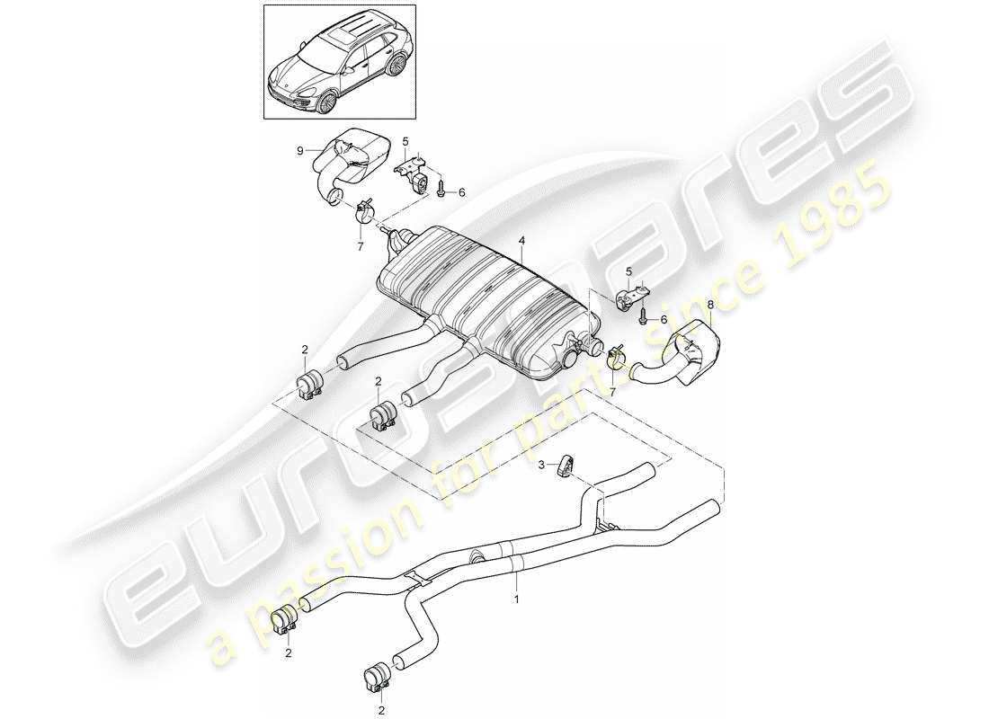 part diagram containing part number 95811191010