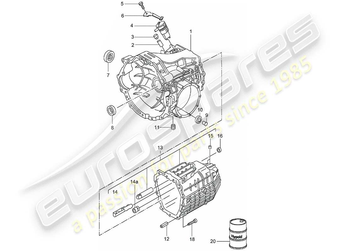 VIEW PARTS DIAGRAMS FROM THE PORSCHE BOXSTER PARTS CATALOGUE a part diagram from the porsche boxster parts catalogue