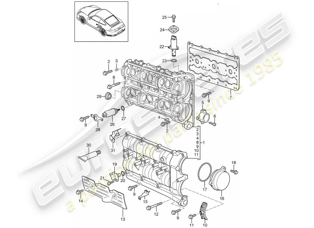 part diagram containing part number 99610590103