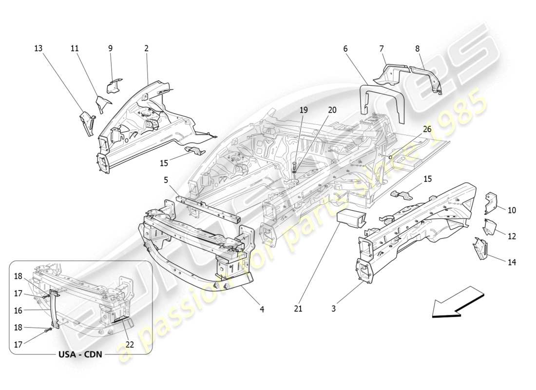 part diagram containing part number 80700500