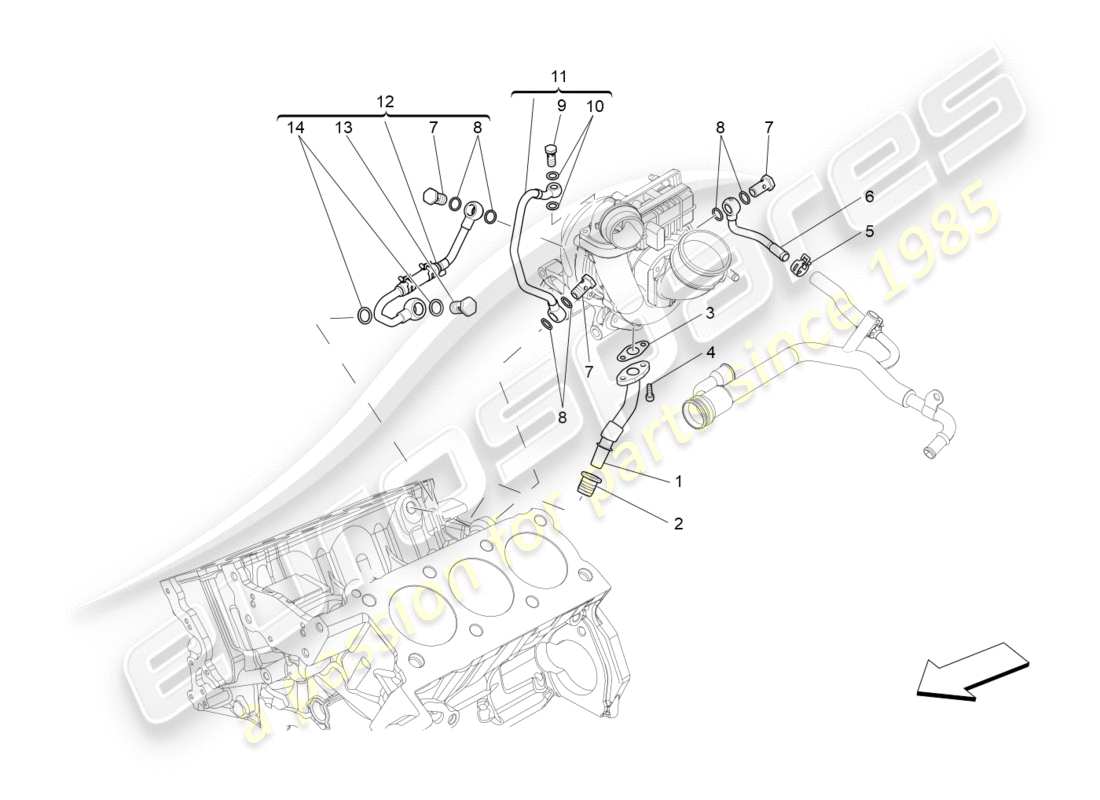 part diagram containing part number 46328216