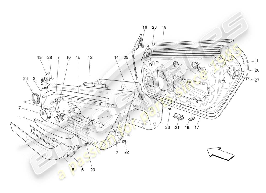 part diagram containing part number 959604832