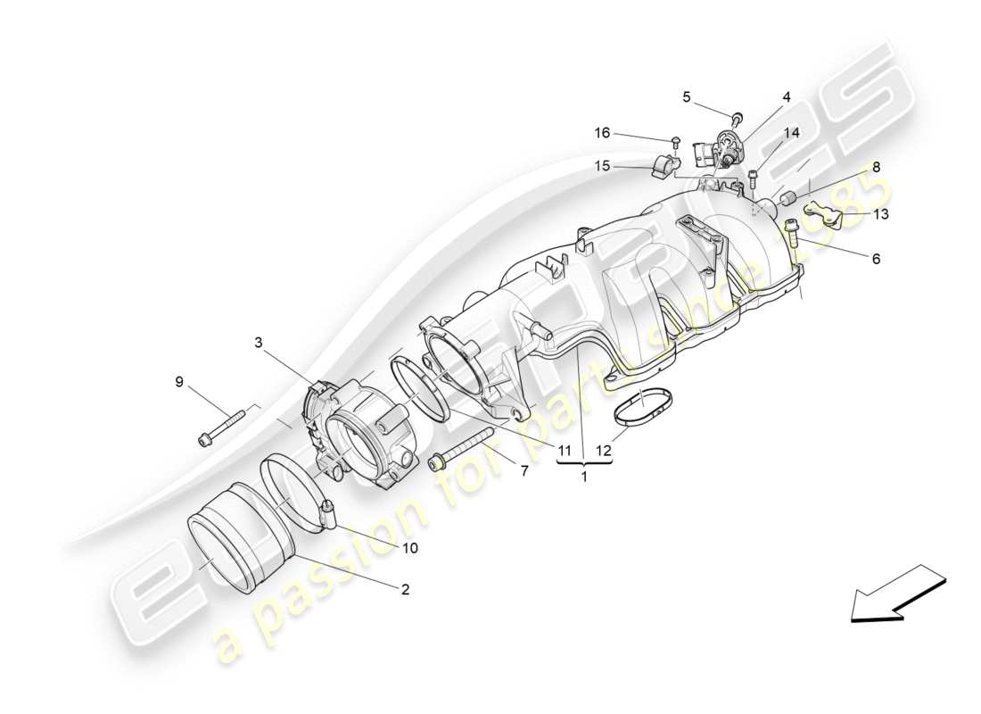 part diagram containing part number 306353