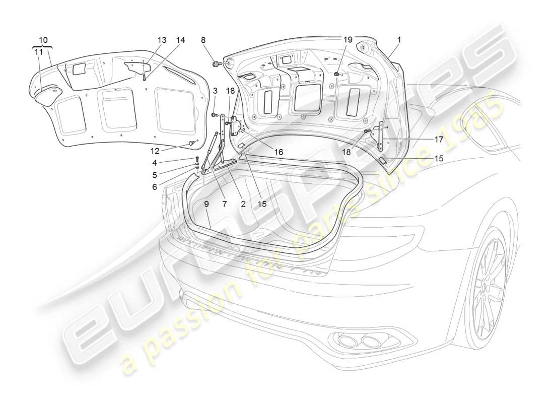 part diagram containing part number 69054500