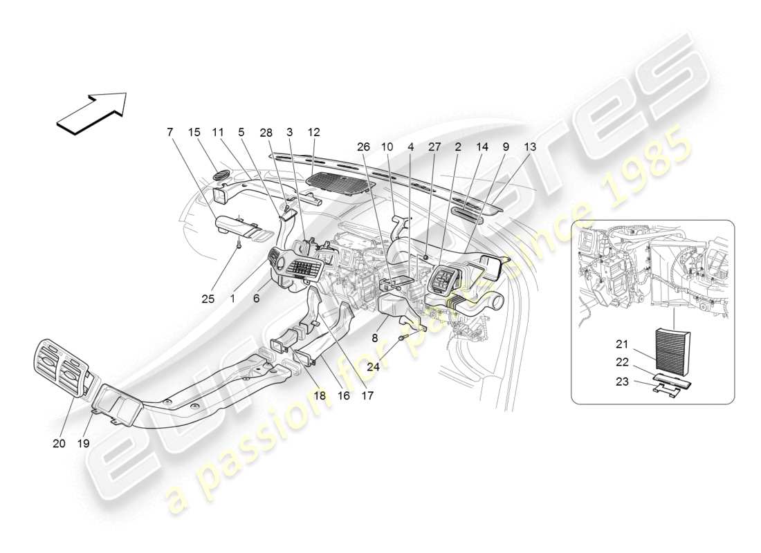 part diagram containing part number 18750224