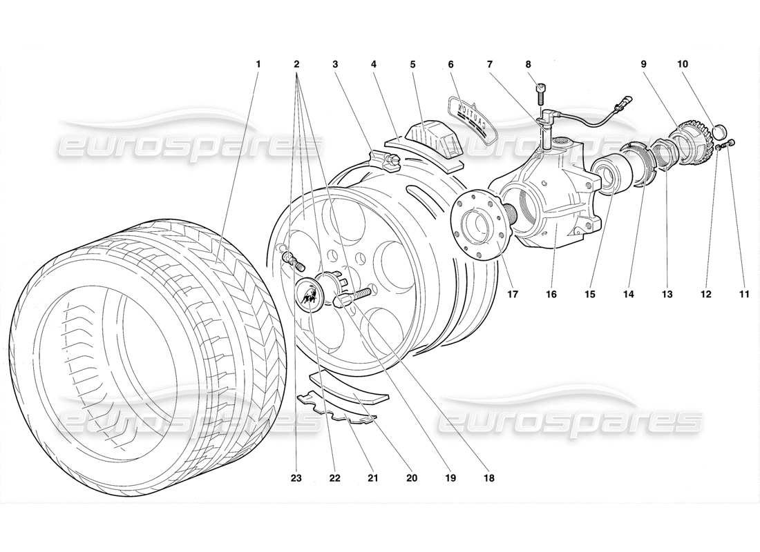 part diagram containing part number 005134983