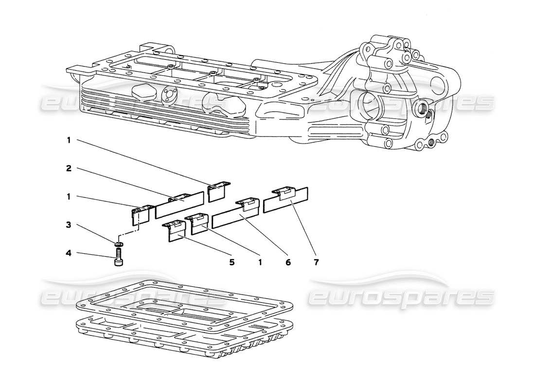 a part diagram from the lamborghini diablo 6.0 (2001) parts catalogue