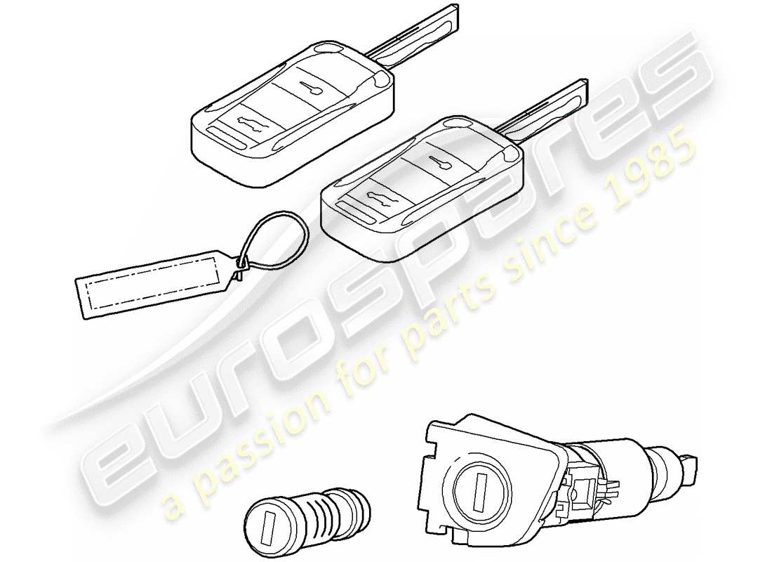 porsche 2010 (cayenne e1 9pa) repair kits part diagram