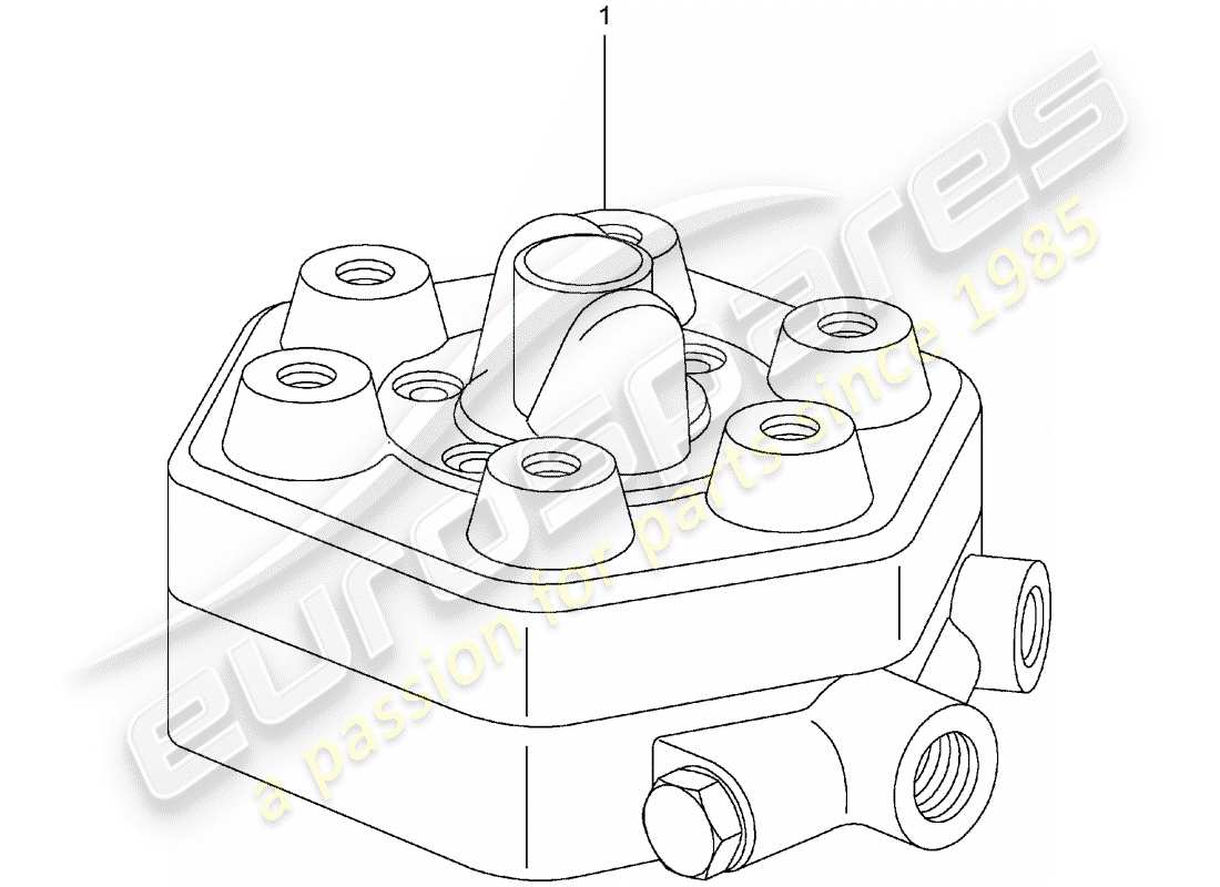 porsche 2008 (refurbished and exchange catalogue) fuel distributor part diagram
