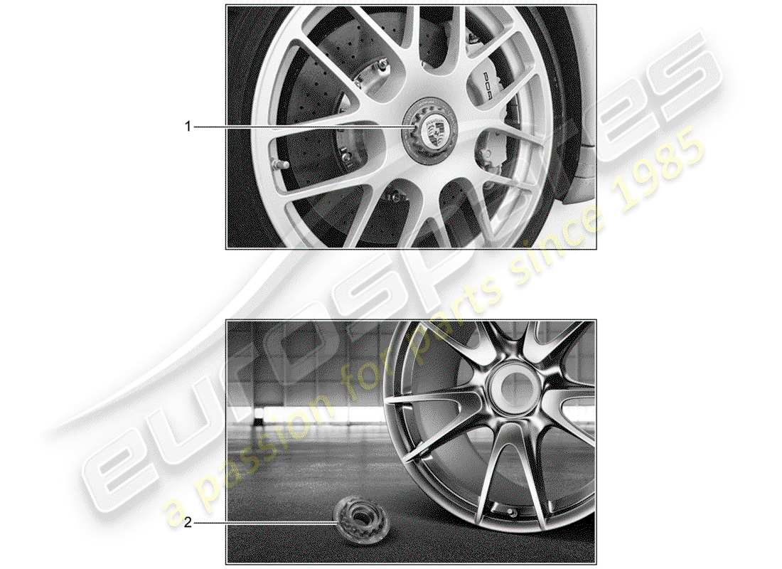 porsche 2004 (tequipment) central locking part diagram
