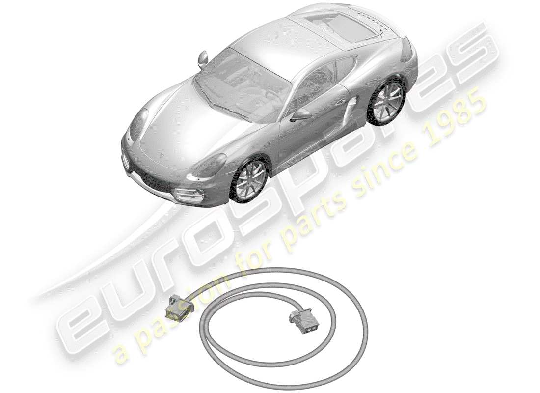 porsche 2015 (981 cayman) wiring harnesses part diagram