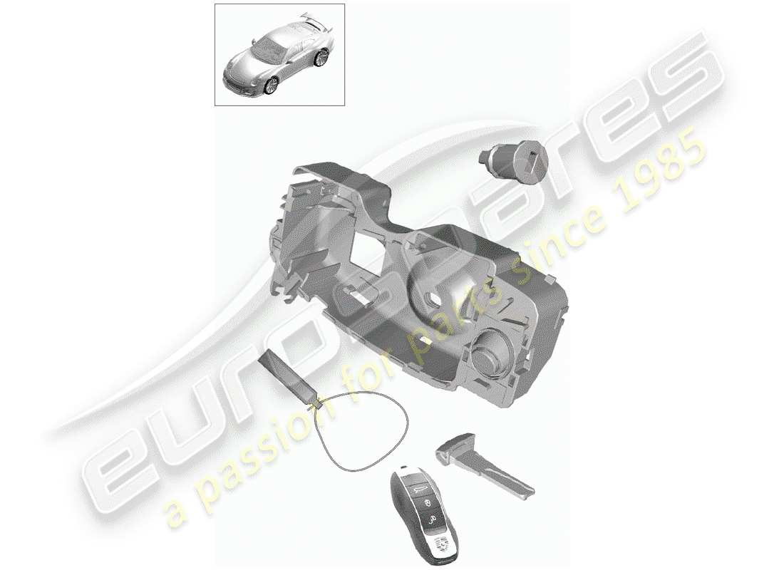 porsche 2015 (991-1 r/gt3/rs) repair kit part diagram