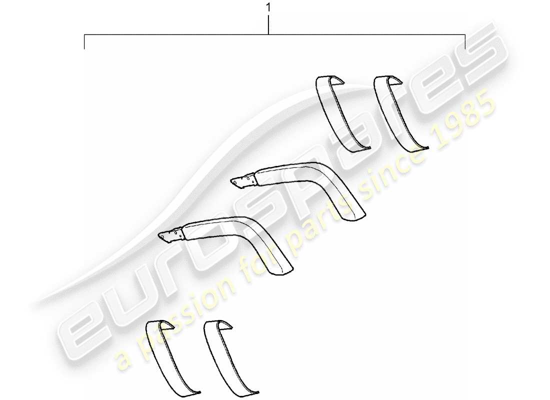 porsche tequipment cayenne (2003) handle part diagram