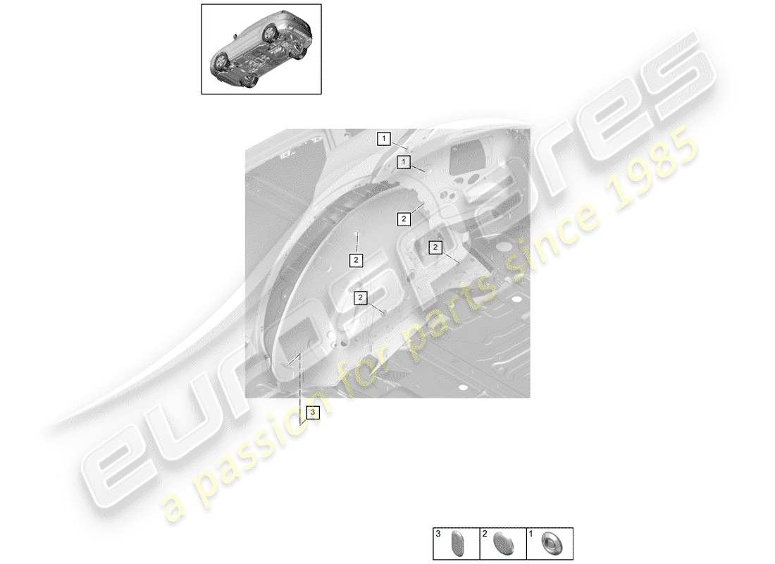 porsche 2020 (cayenne e3 9ya/9yb) plug part diagram