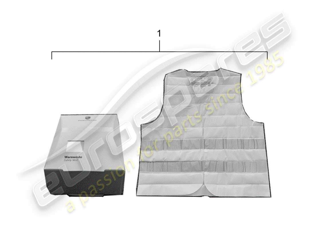 porsche 2008 (tequipment) bodywarmer part diagram