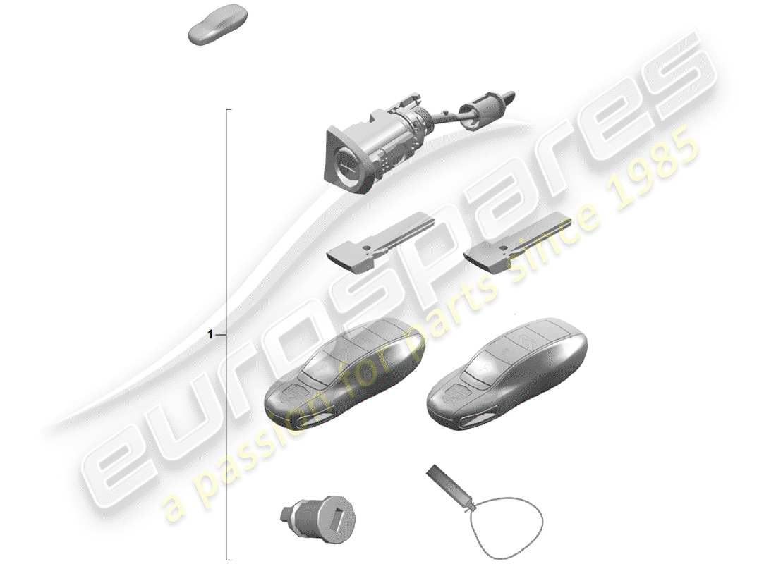 porsche 2020 (718 boxster spyder) repair kit parts diagram