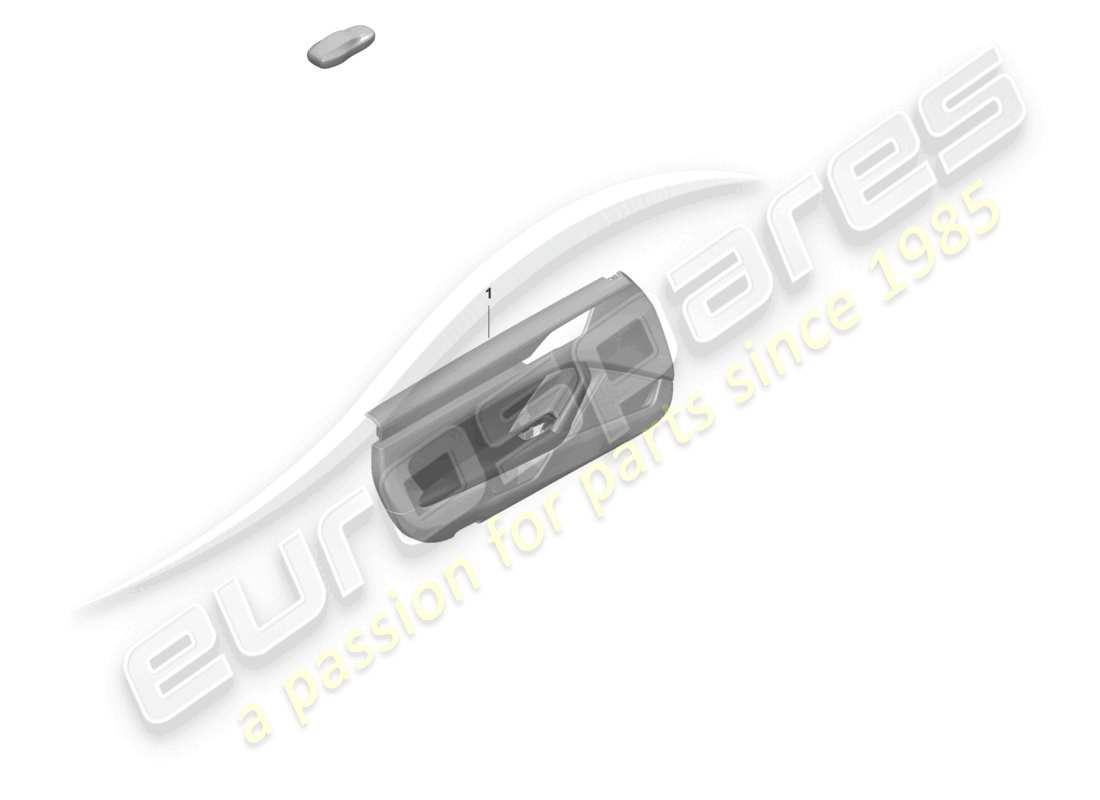 porsche 2019 (992-1) door panel for vehicles with leather/dinamica equipment part diagram