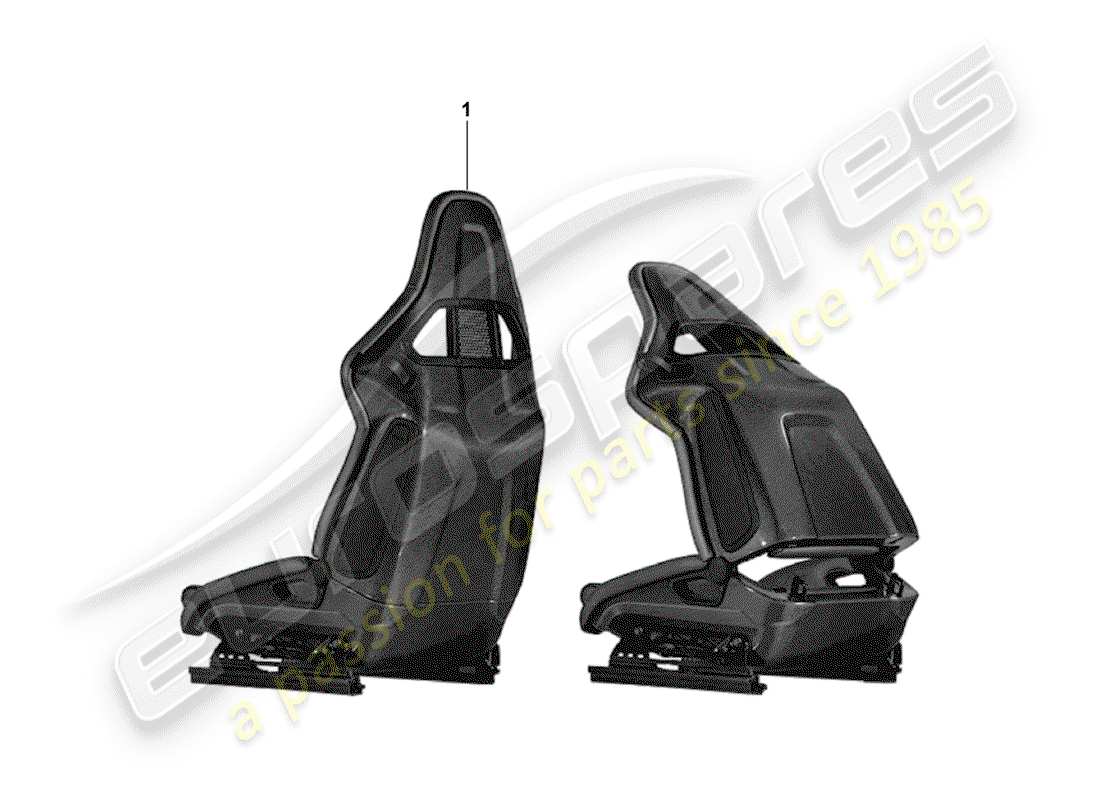 porsche 2008 (tequipment) seat part diagram