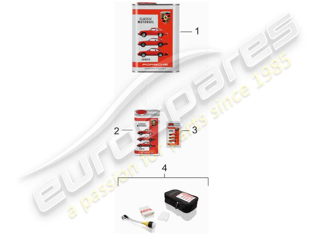 porsche 1962 (356b/356c) engine oil - porsche classic 20w50 part diagram