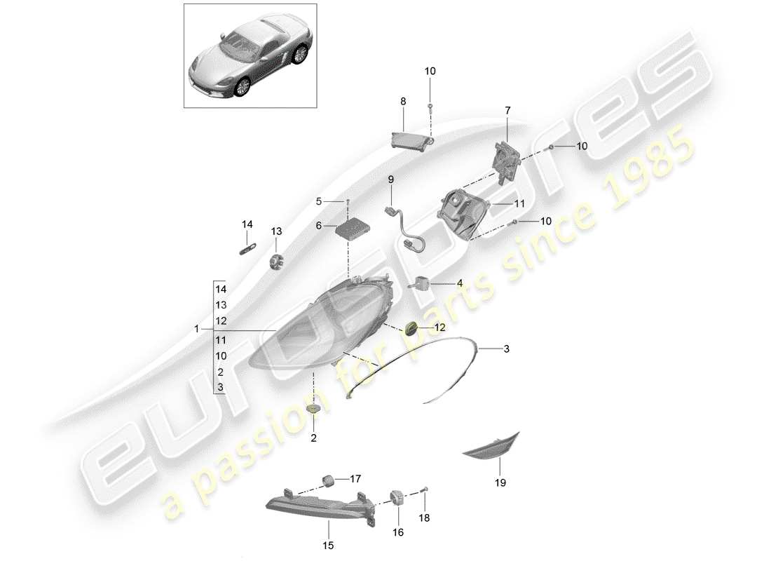 part diagram containing part number 7pp941597b