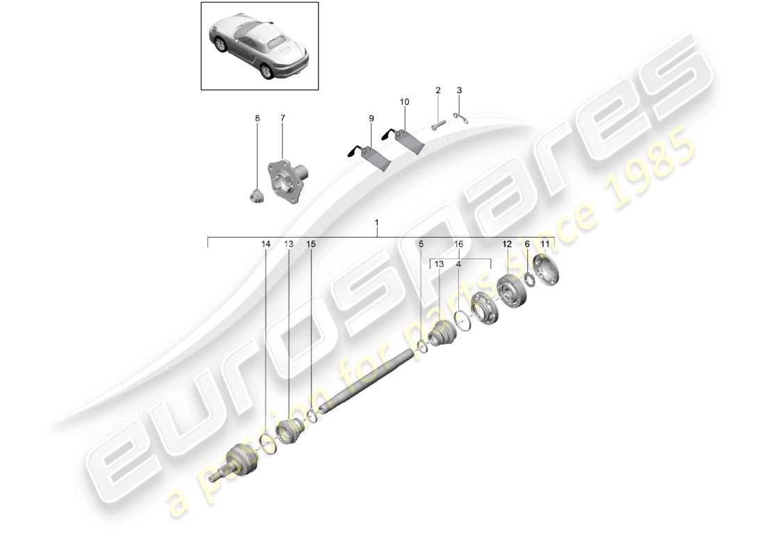 part diagram containing part number 99133203000