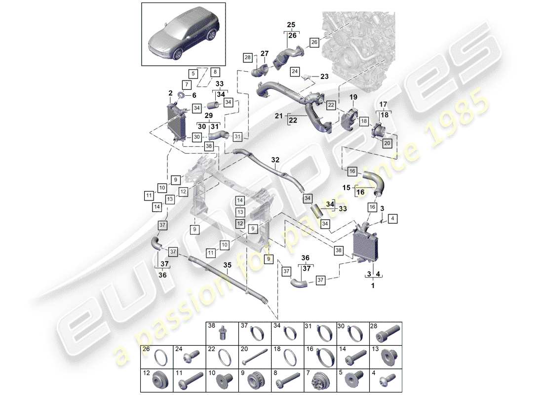 part diagram containing part number 95813302610