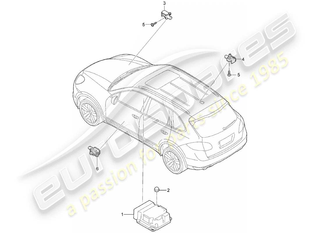 part diagram containing part number 95861820104