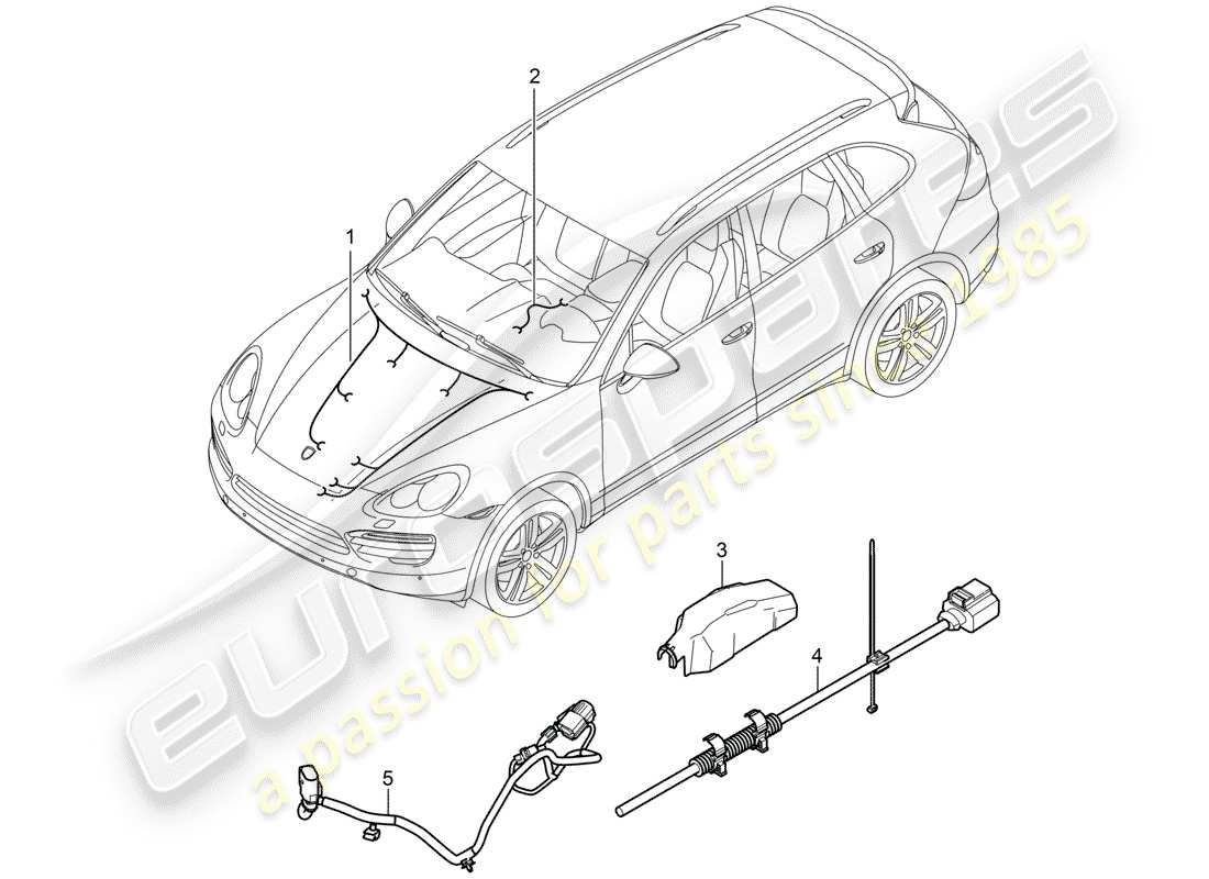part diagram containing part number 95861202015